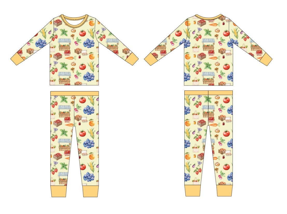 "Farmers Market" Two-piece